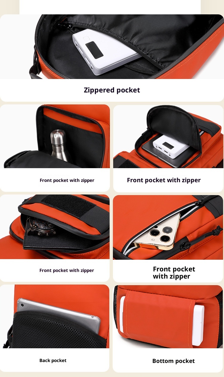 Sac à dos ActiveGo pour sports outdoor transfrontaliers, pour hommes et femmes, grand sac à dos tactique, léger et facile à transporter._voghion.com