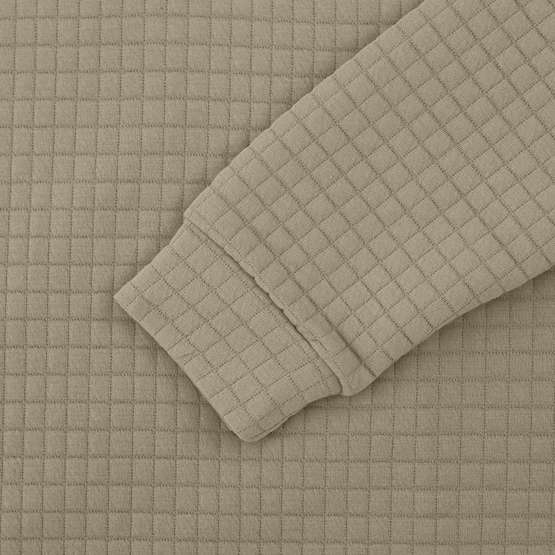 boy 2025 Cross-Border European American Spring And Autumn Small Checkered Stand Collar Half-Zip Long Sleeve Sweatshirt Men's_voghion.com