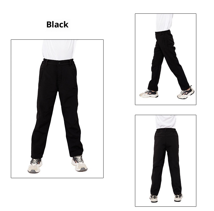 001 2023 Children's Softshell Boys And Girls Big Kids Autumn Winter Outdoor Sports Waterproof Windproof Fleece Lined Warm_voghion.com