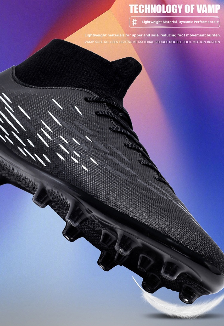 ShoeGlobe Autumn Binbin Bird Factory Direct Sales Long Spikes High Top Breathable Sports Training Shoes For Men And Women Football_voghion.com