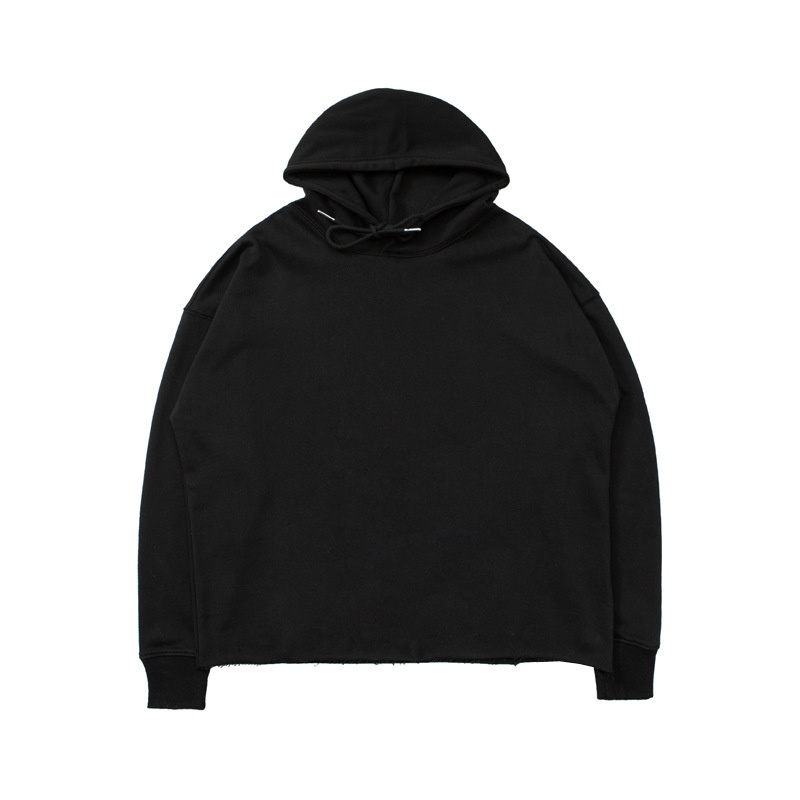 boy In Stock High-Quality 350g Hooded Sweatshirt With Destroyed Hem Supports Dropshipping Can Be Embossed Or Embroidered_voghion.com