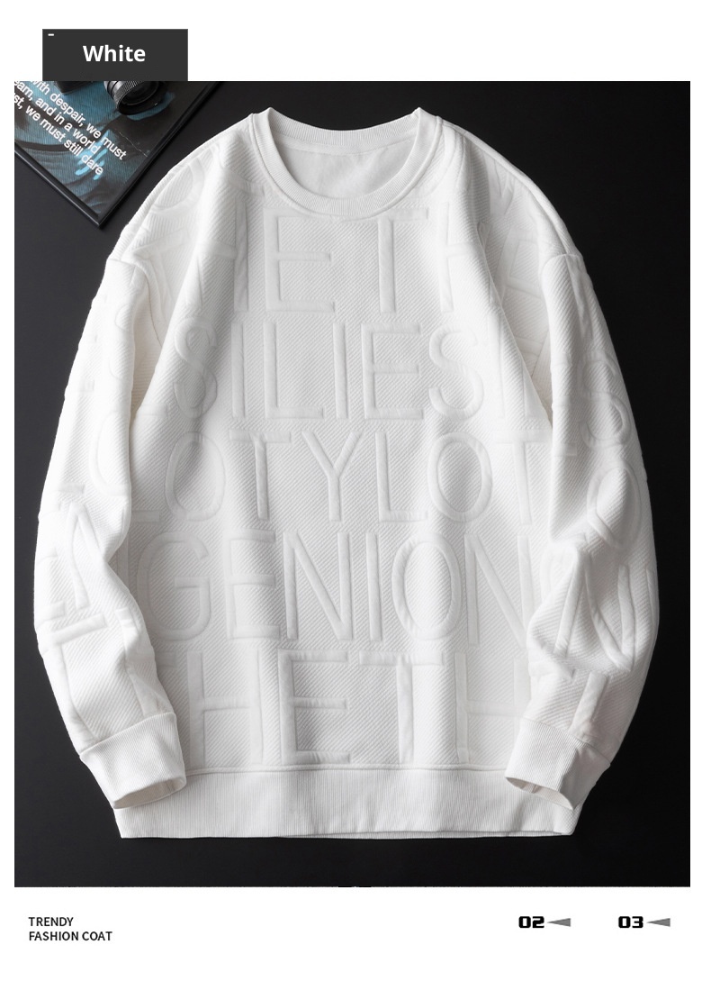 Felpa con cappuccio in pile spesso e caldo, girocollo, primavera e autunno, da uomo, a maniche lunghe, alla moda, invernale, strato interno, maglietta di base_voghion.com