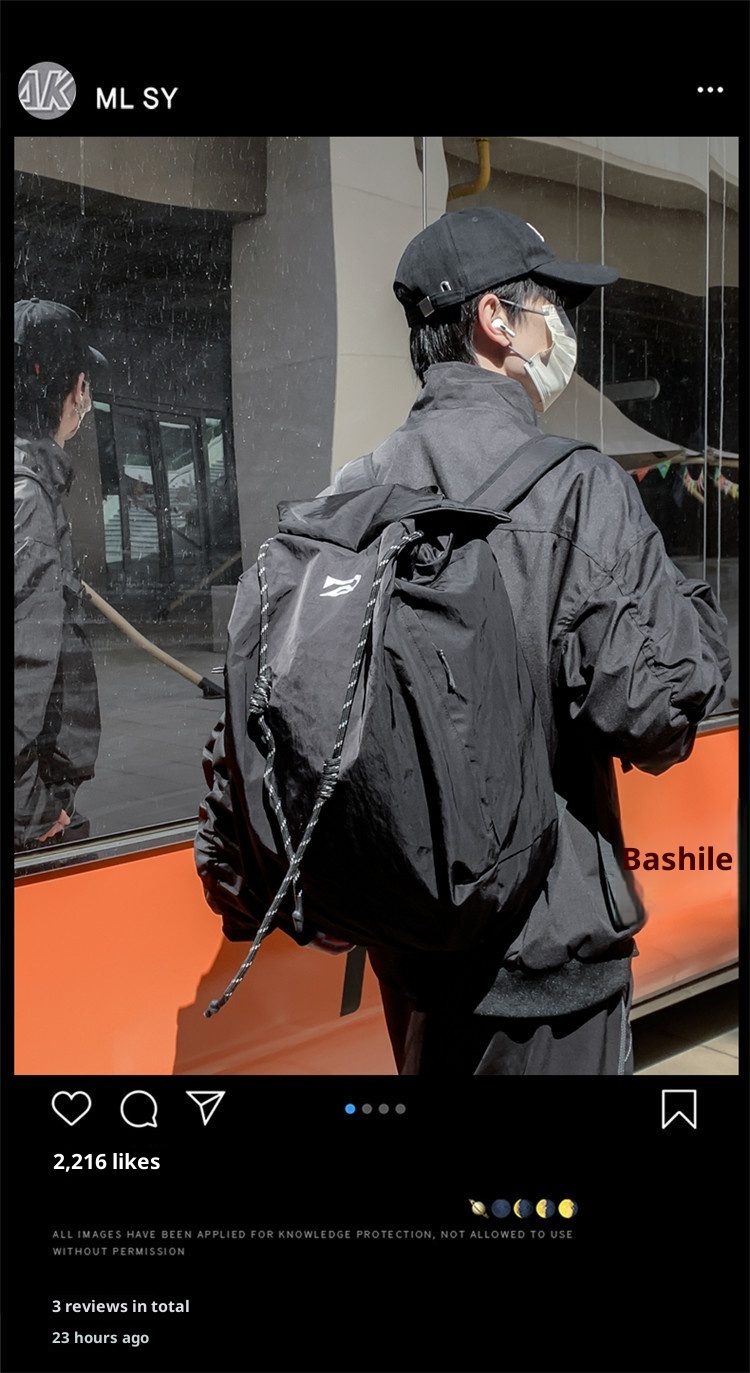 Sac à dos ActiveGo grande capacité pour homme et femme, couleur unie, simple et décontracté, idéal pour les courts séjours et les activités sportives et de plein air (randonnée, sport). Léger et pratique._voghion.com