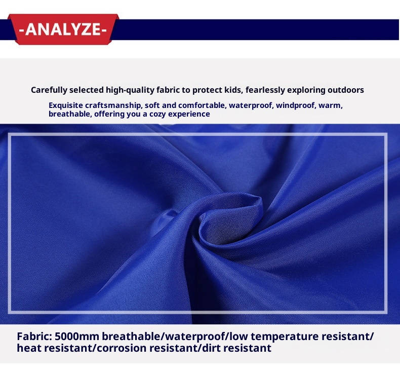 001 Phibee Little Elephant Calça Infantil Corta-Vento para Esqui, Quente e Longa, para Meninos e Meninas, Resistente ao Frio_voghion.com