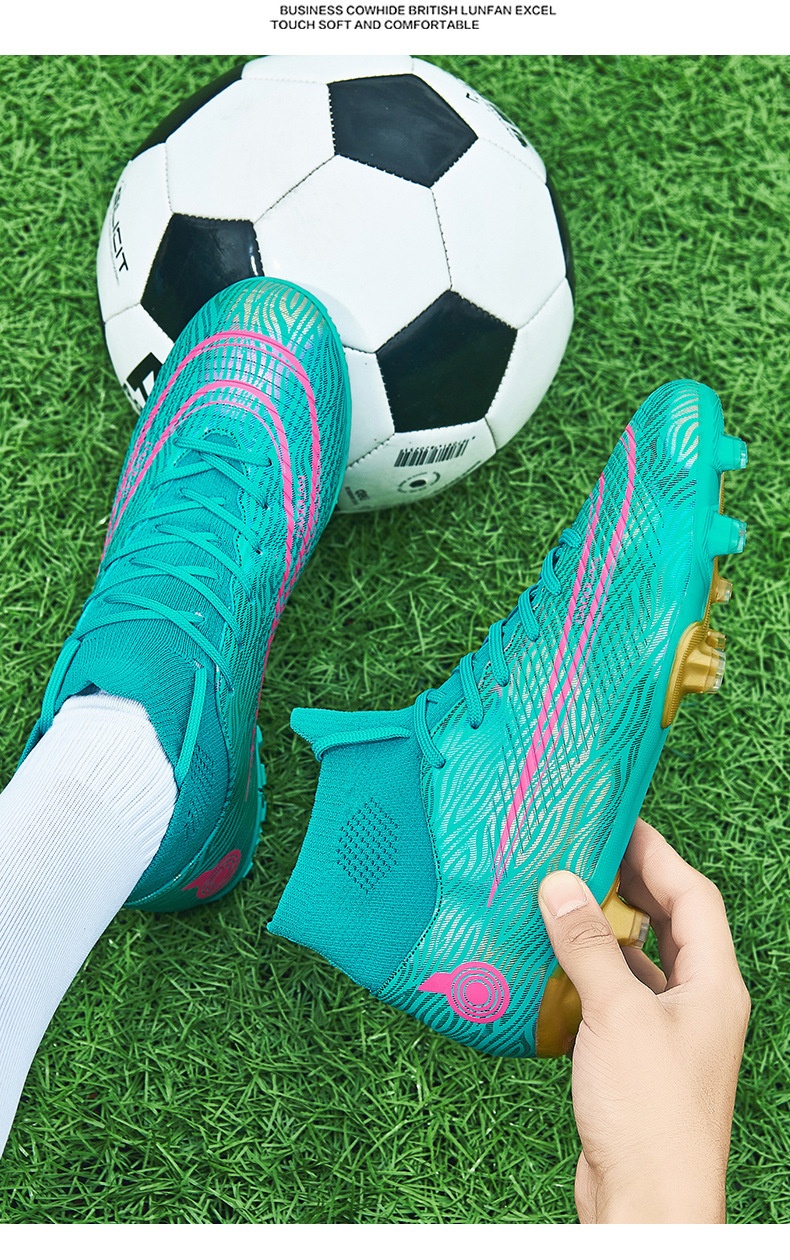 ShoeGlobe Cross-Border Wholesale New Football For Men And Women Students AG Long Cristiano Ronaldo Messi TF Broken Spikes_voghion.com