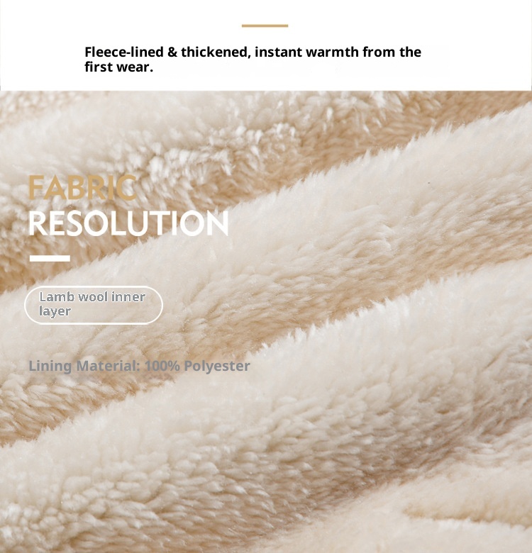 Pull unisexe en polaire pour garçon, automne-hiver, col rond, ample, en laine d'agneau épaisse et chaude avec doublure intérieure, couleur unie._voghion.com