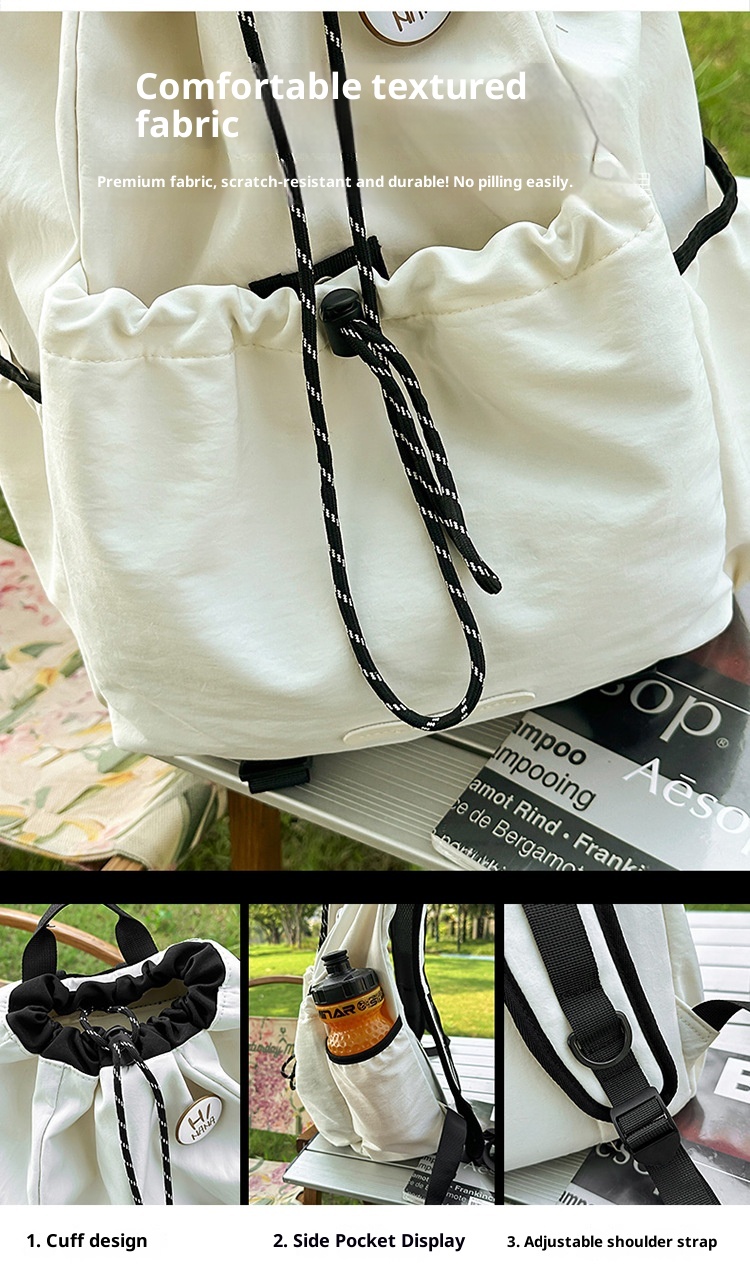 ActiveGo 2025 Summer Badmito Lightweight Travel Backpack Wome's Outdoor Moutaieerig Sports Large Capacity Drawstrig Bag_voghion.com