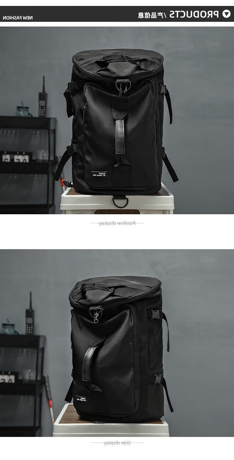 Sac à dos ActiveGo Travel grande capacité pour homme, idéal pour les courts voyages d'affaires. Bandoulière simple, porté à la main._voghion.com