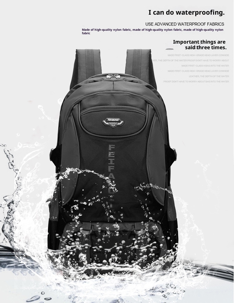 ActiveGo Cross-border Capacity Men's Outdoor Cycling Business Travel Backpack Large Luggage Mountaineering Bag_voghion.com