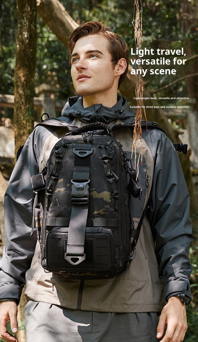 ActiveGo Lure Backpack Large Capacity Tactical Men's Outdoor Travel Mountaineering Cycling Sports Single And Double Shoulder_voghion.com