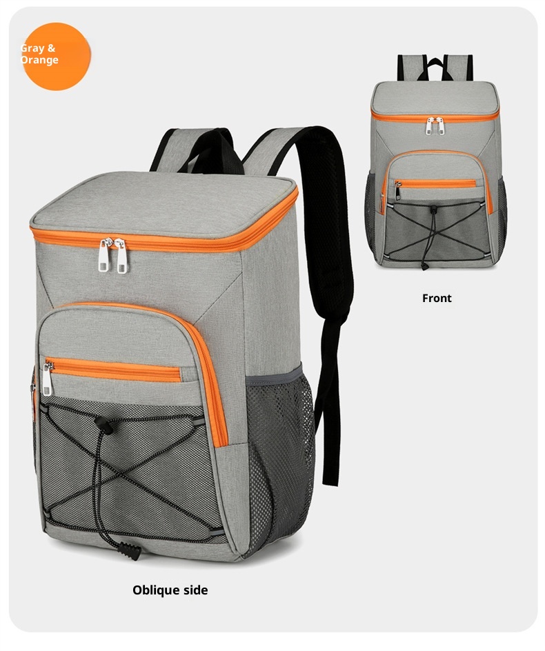 Zaino termico ActiveGo di grande capacità per conservare caldo e freddo, borsa da picnic per sport all'aria aperta e tempo libero, campeggio resistente all'acqua_voghion.com