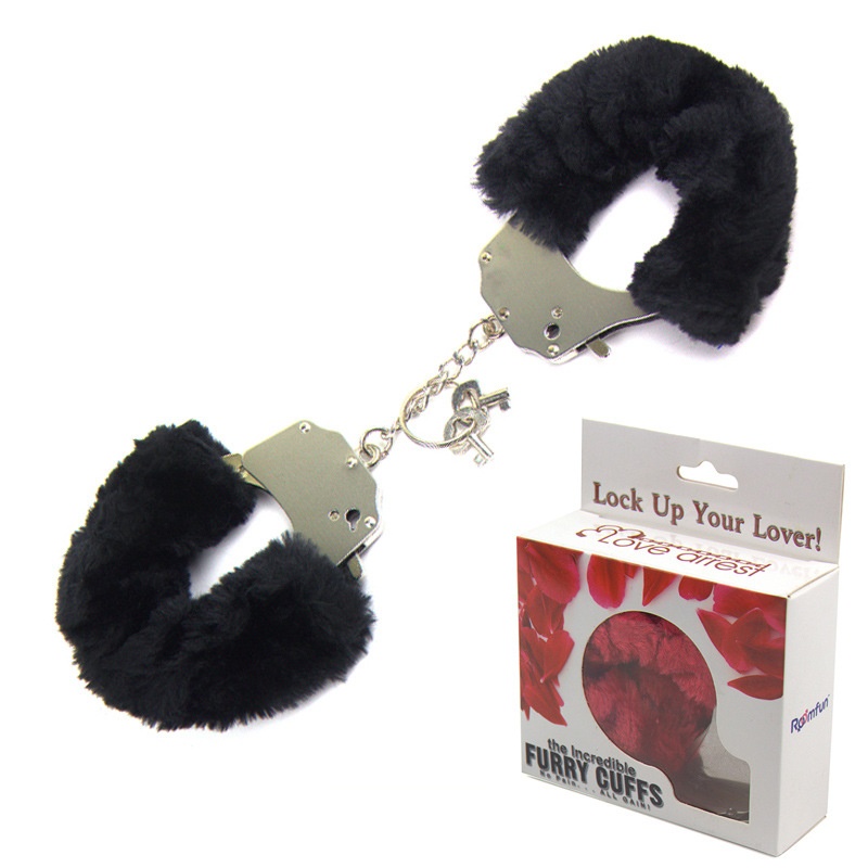 Menottes en peluche LuvBox Fangqu, jouets alternatifs pour le sexe, le flirt, l'amour et le bondage._voghion.com