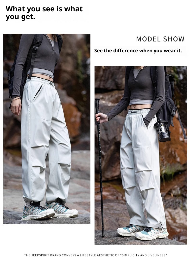 001 Camel HJCAMEL Calça Cargo Softshell Roxa Feminina, Nova Coleção Primavera 2025 para Caminhadas, Esportes ao Ar Livre e Atividades ao Ar Livre, Secagem Rápida_voghion.com