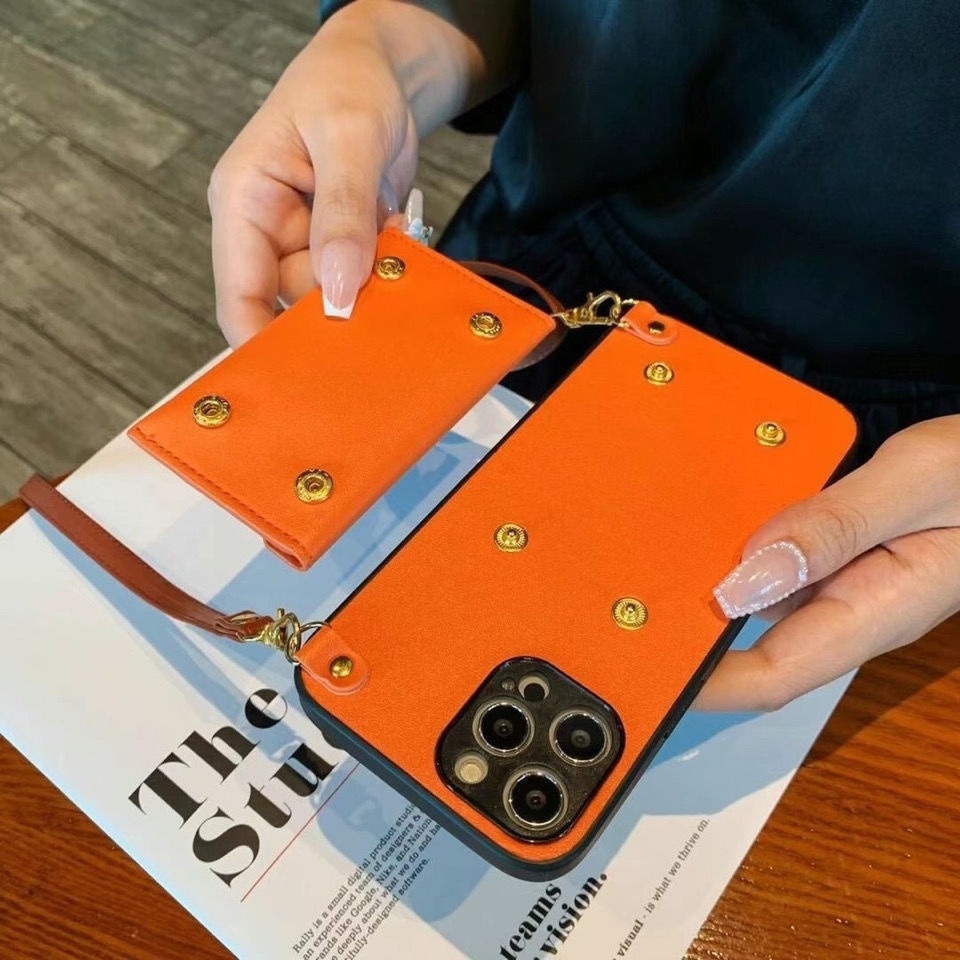 TechGlobe Compatible With Pro Max Coin Crossbody Phone Case IPhone 17 Trendy Fashion Card Holder Protective Cover_voghion.com