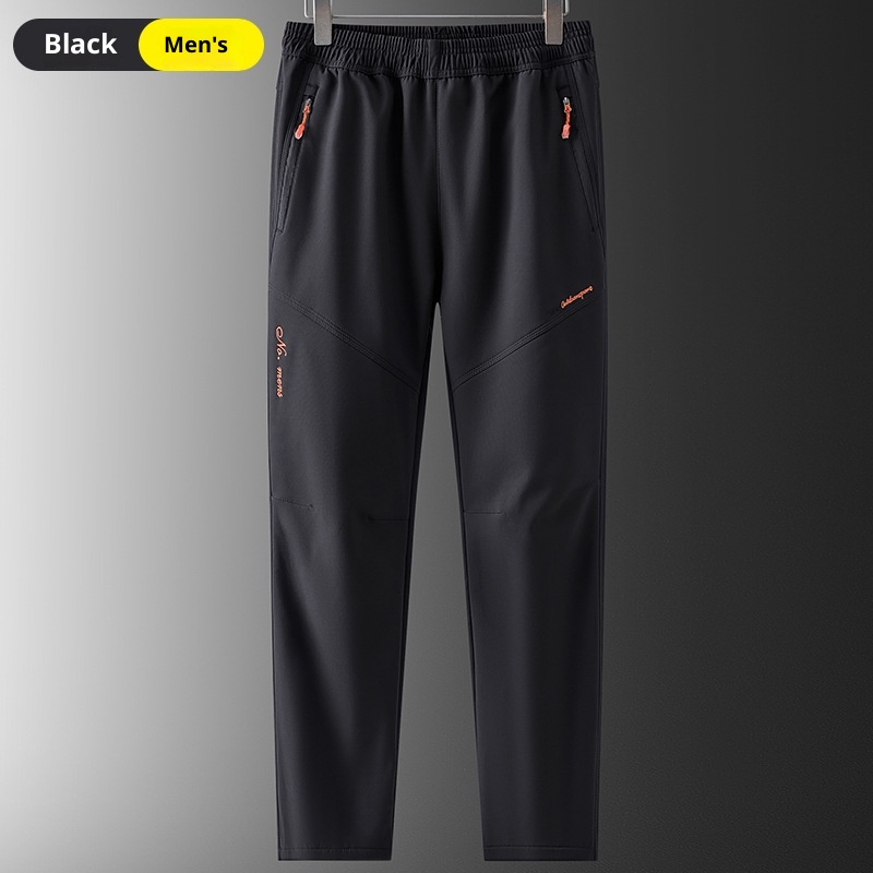 001 Men's Softshell Autumn Winter Lined Outdoor Windpr Waterpr Fleece Skiing Plus Size Warm Hiking Pants Women_voghion.com