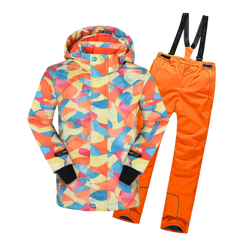 001 Cross-Border E-commerce PHIBEE Baby Elephant Children's Ski Suit Thickened Foreign Trade Jacket And Pants Set_voghion.com