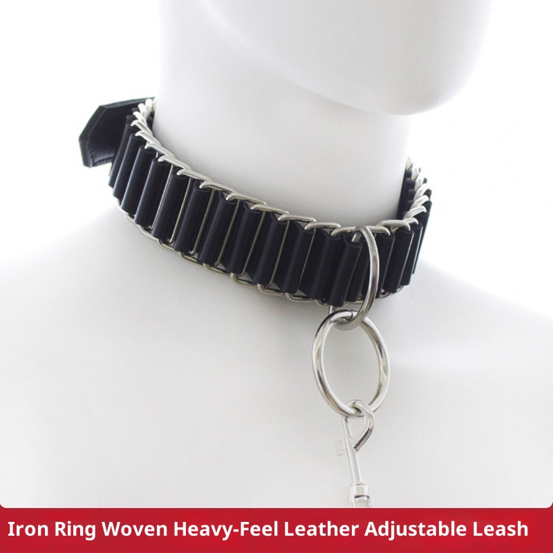 LuvBox Sex SM Female Dog Leash Collar Bdsm Bondage Torture Tools Alternative Adult Toys_voghion.com