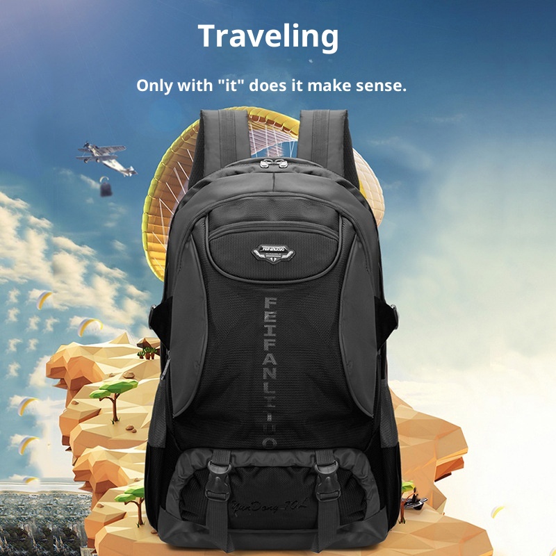 ActiveGo Outdoor Sports Mountaineering Wholesale Large Capacity Fashion Travel Backpack Lightweight Men's Fitness Cross-Country_voghion.com