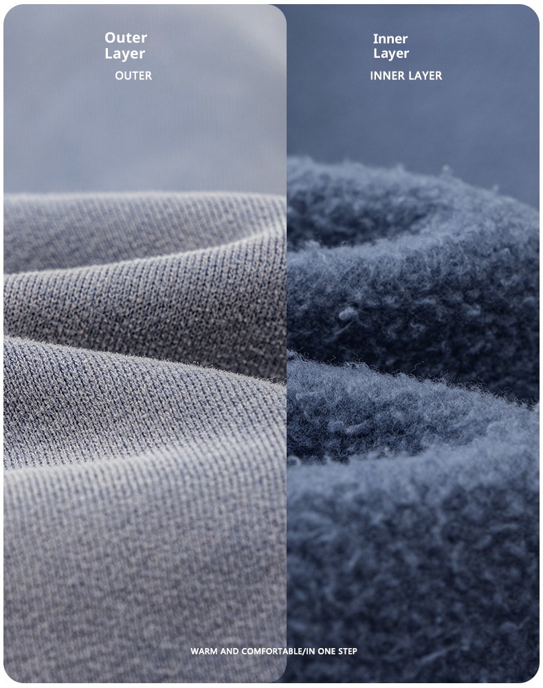 Boy BE Clothing | Herbst/Winter 2025 Amerikanischer Vintage-Stil Fleecegefüttertes Kapuzensweatshirt für Herren Vielseitige Jacke Top_voghion.com