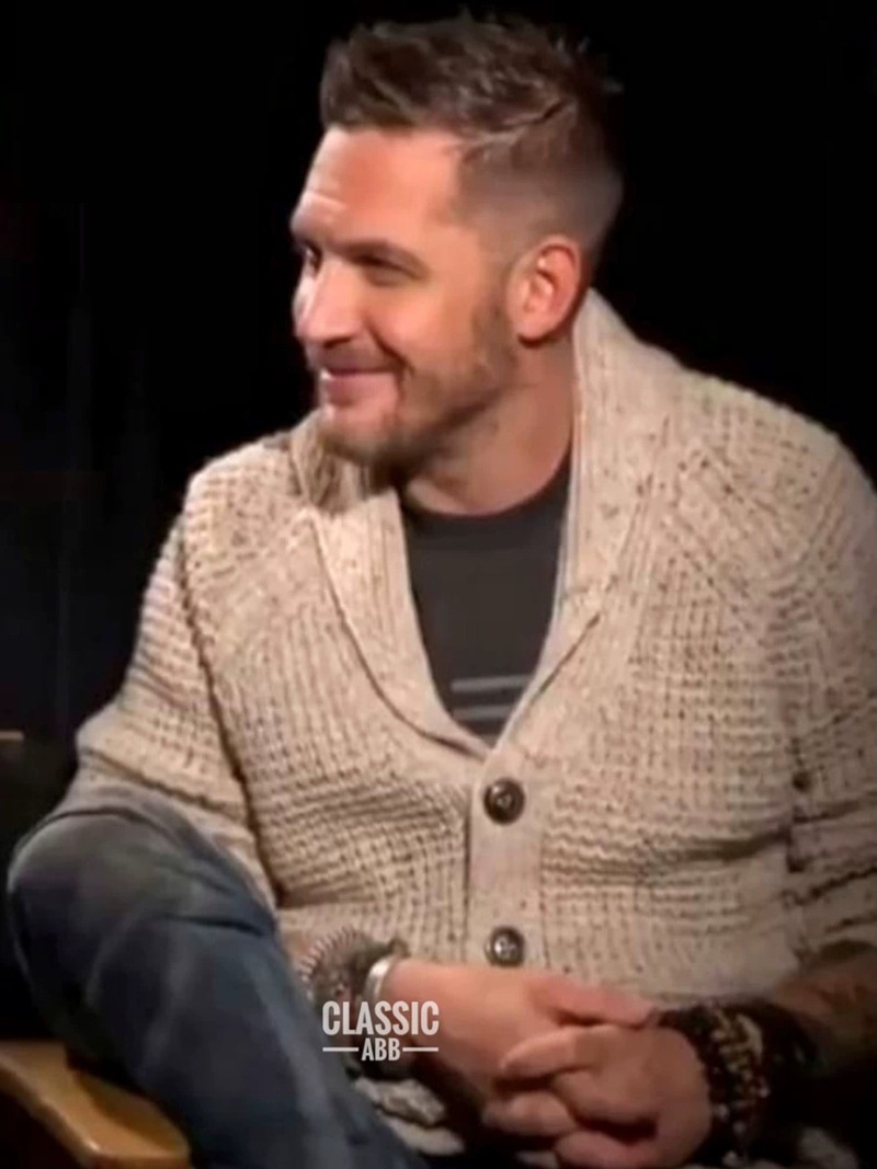 boy OKONKWO Extra Thick Raglan Sleeve Waffle Pattern Wool Cardigan Coat Turn-Down Collar Sweater_voghion.com