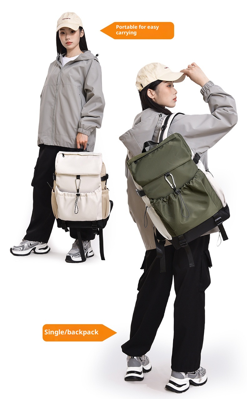 ActiveGo Large Capacity Hiking Backpack School Female College Students Travel Mountaineering Double Shoulder Lightweight Laptop_voghion.com