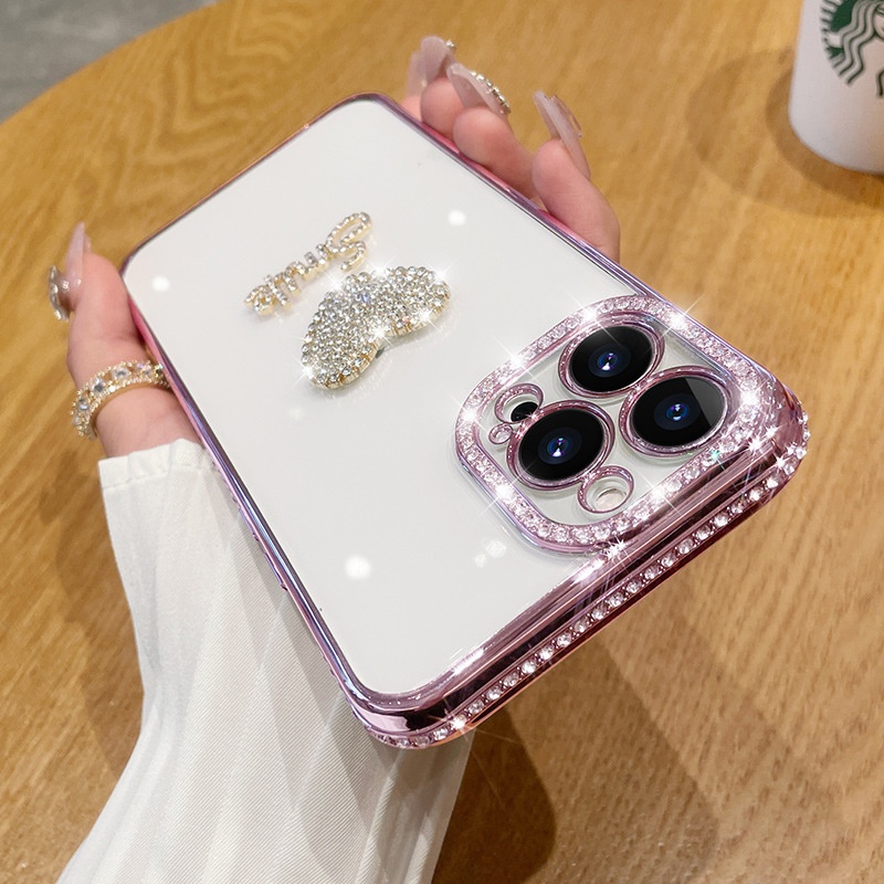 TechGlobe Compatible With 16 Pro Max New Phone Heart 15 Lens 12 Full Coverage IPhone 14 Protective Case 13 PM_voghion.com