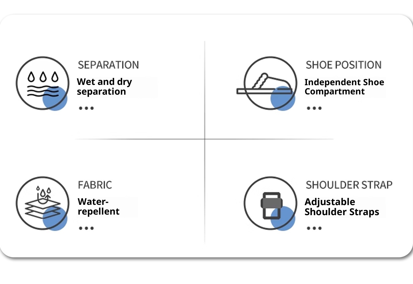 Borsa da palestra sportiva ActiveGo Advanced Training per uomo, resistente e di grande capacità, zaino da campeggio e trekking per donna_voghion.com