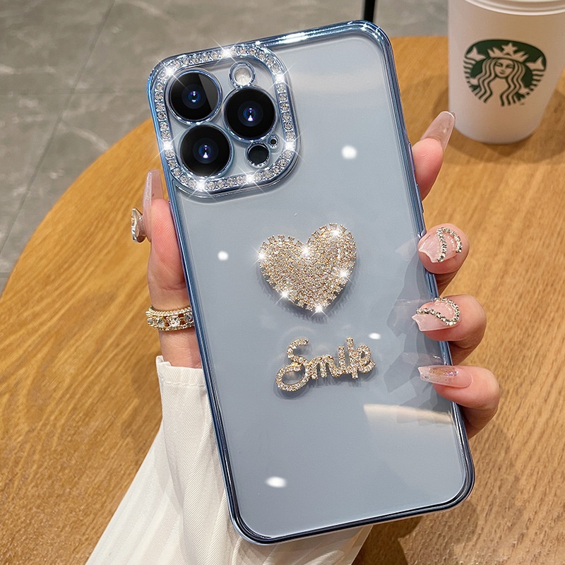 TechGlobe Compatible With 16 Pro Max New Phone Heart 15 Lens 12 Full Coverage IPhone 14 Protective Case 13 PM_voghion.com