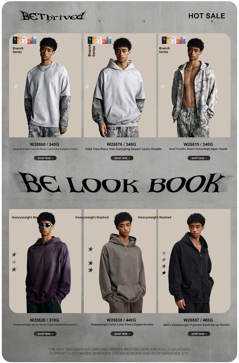 boy BE Clothing|2025 European And American Trendy Brand Rro Heavy Wax-Dyed Zipper Hoodie Cardigan Men's Fleece Couple_voghion.com