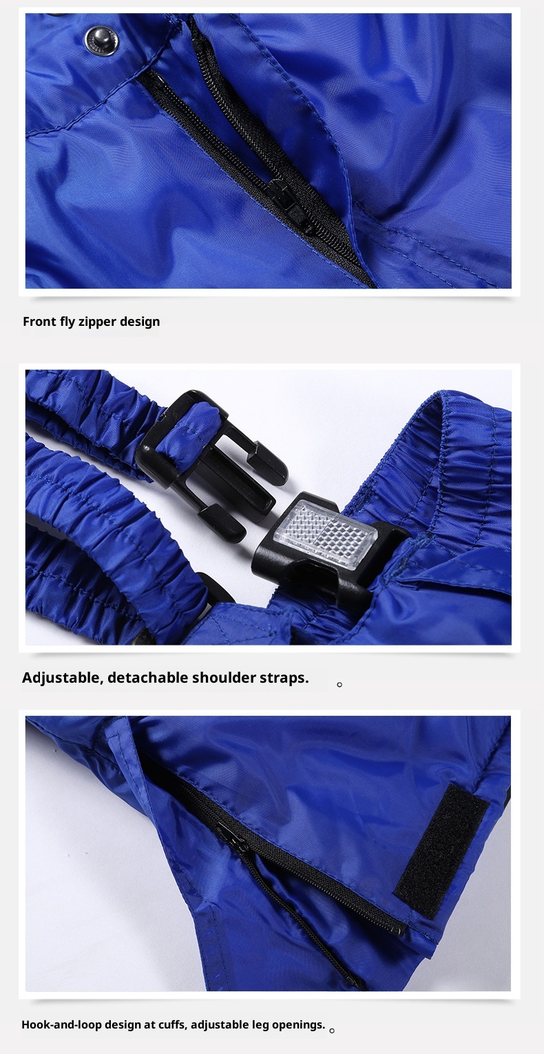 001 Phibee Little Elephant Calça Infantil Corta-Vento para Esqui, Quente e Longa, para Meninos e Meninas, Resistente ao Frio_voghion.com