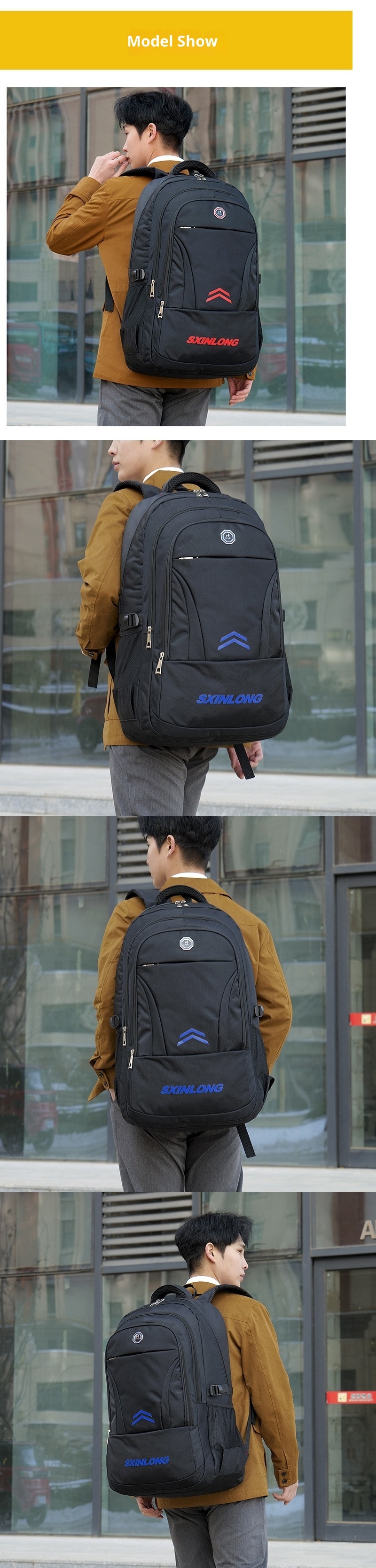 ActiveGo Men's Large Capacity 80L Work Backpack Outdoor Travel Hiking Bag_voghion.com