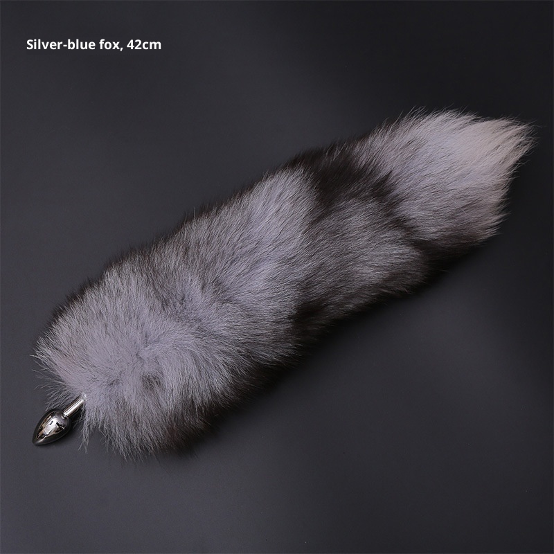 LuvBox Coda di Volpe Plug Anale Indossabile per Adulti Cosplay SM Prop Giocattolo Sessuale Unisex_voghion.com