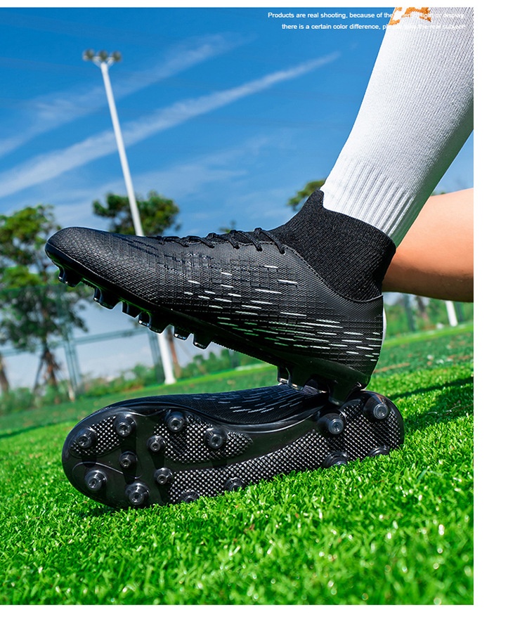 ShoeGlobe Autumn Binbin Bird Factory Direct Sales Long Spikes High Top Breathable Sports Training Shoes For Men And Women Football_voghion.com
