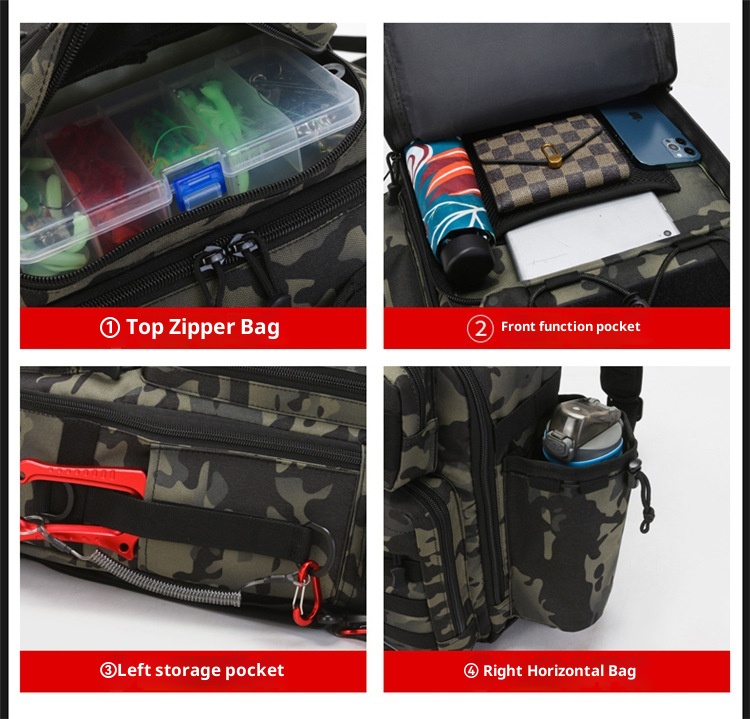 Zaino sportivo all'ingrosso ActiveGo Lure Outdoor Sports Brush con tracolla singola e doppia, grande capacità, nuovo modello_voghion.com