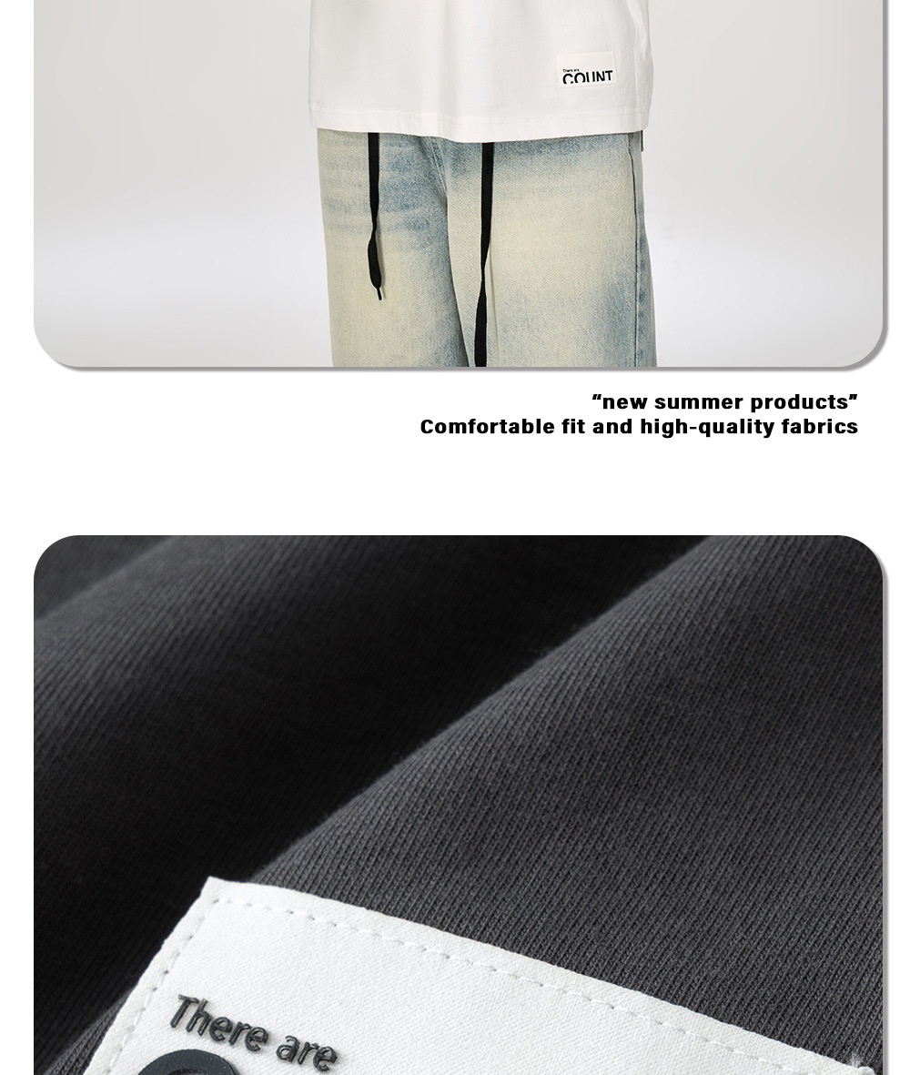 boy Vintage Pure Cotton Style Long Sleeve T-Shirt For Men 260 Trendy Brand Crew Neck Sweatshirt Fit 260g European And_voghion.com