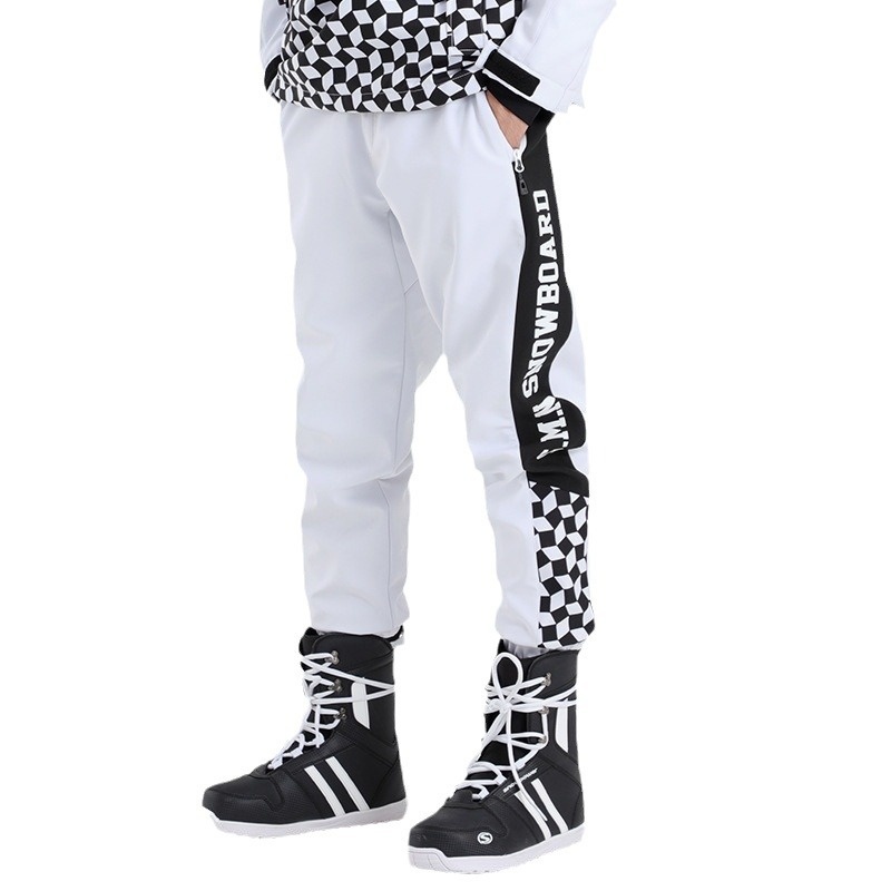 001 Pantaloni da snowboard aderenti da donna e caldi pantaloni da sci antivento impermeabili e resistenti all'usura da uomo_voghion.com