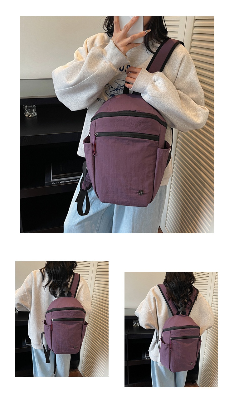 ActiveGo Outdoor Women, Foldable Lightweight Sports Backpack For Men, Simple Casual Travel Large Capacity Hiking Bag_voghion.com