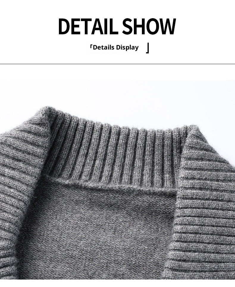 boy New Jacket Autumn Twisted Pattern Men's Cardigan British Style Suit Collar Double-Breasted Knitted Sweater Wholesale_voghion.com