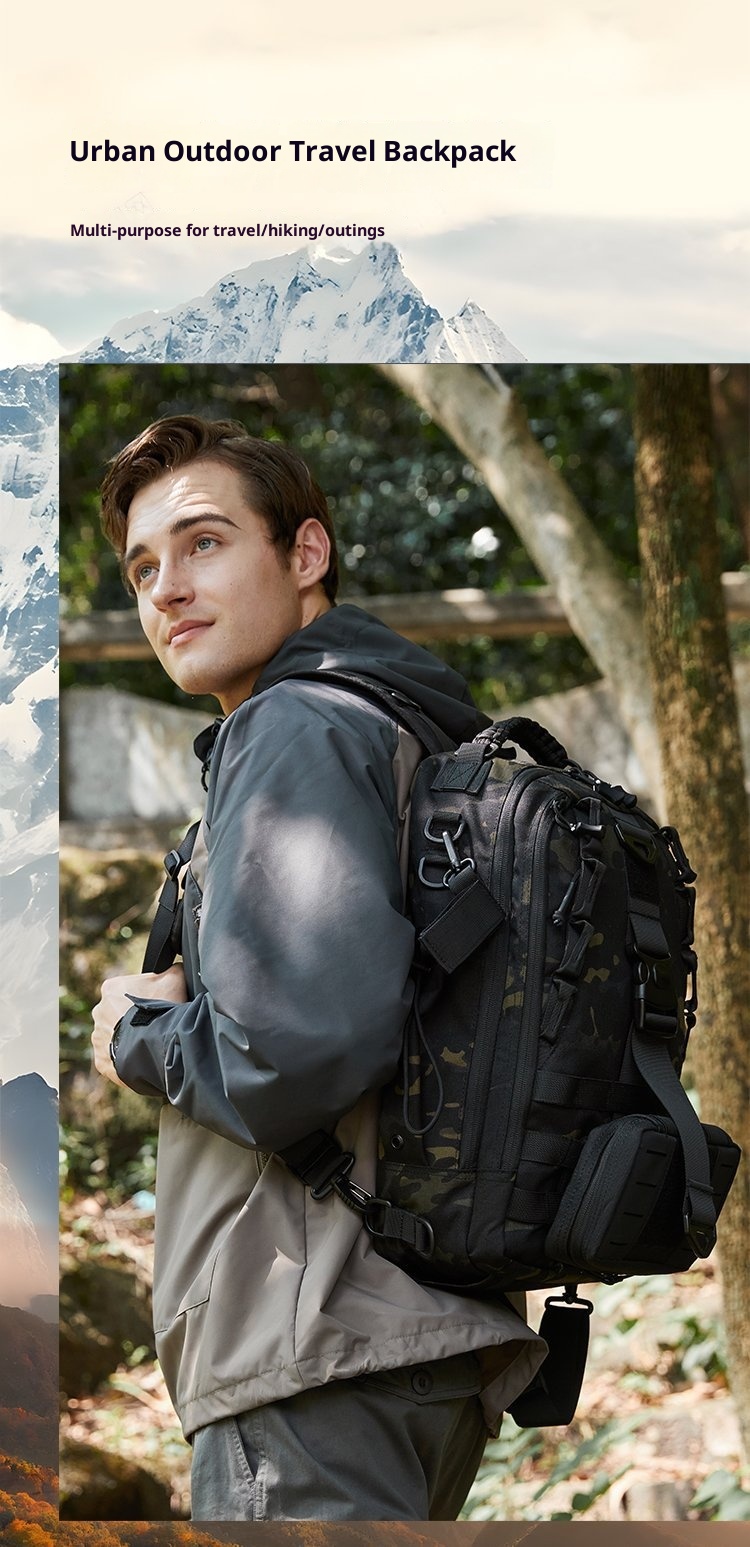 ActiveGo Lure Backpack Large Capacity Tactical Men's Outdoor Travel Mountaineering Cycling Sports Single And Double Shoulder_voghion.com