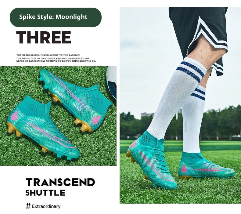 ShoeGlobe Cross-Border Wholesale New Football For Men And Women Students AG Long Cristiano Ronaldo Messi TF Broken Spikes_voghion.com