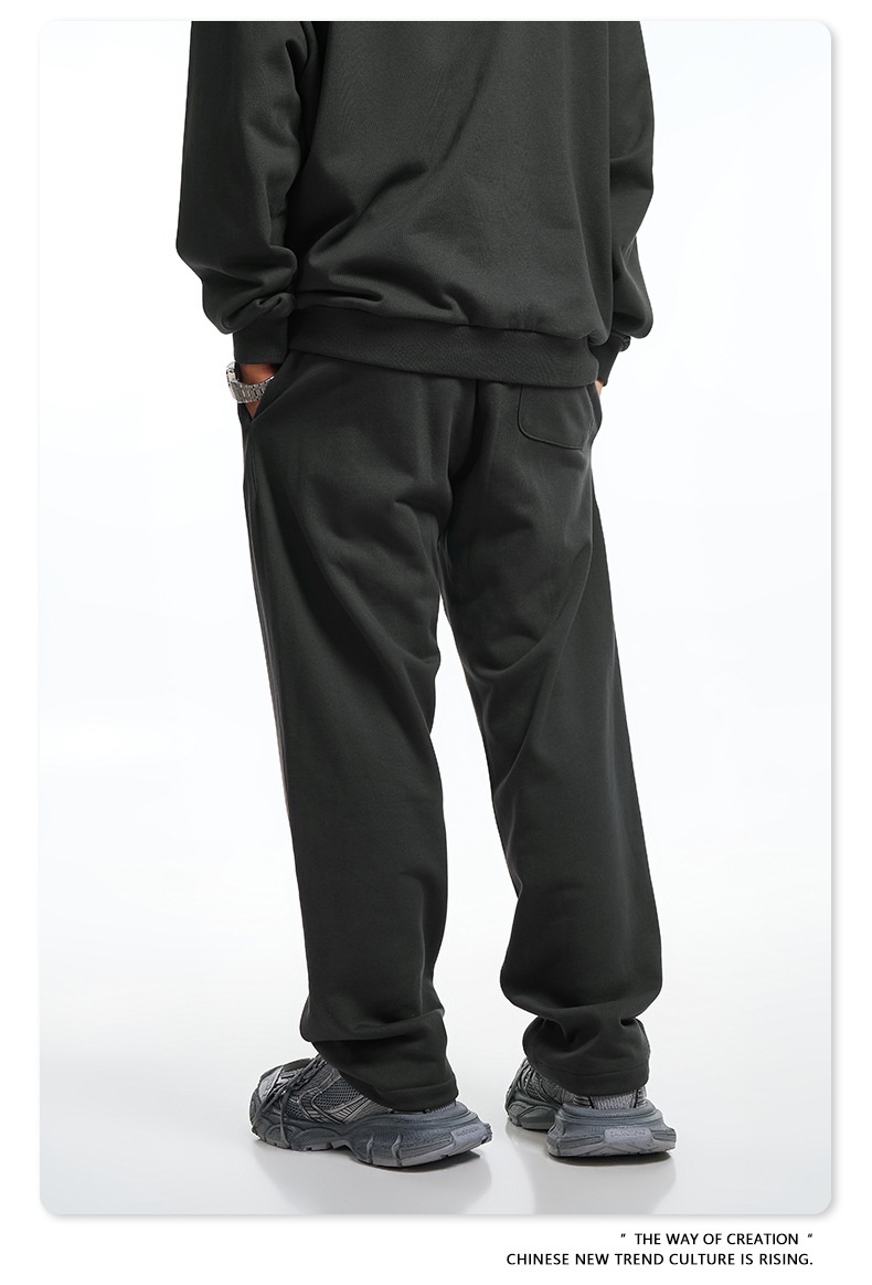 ragazzo BE Abbigliamento Uomo | Felpa in spugna tinta unita versatile personalizzata alla moda in stile americano autunno inverno 2025 e_voghion.com