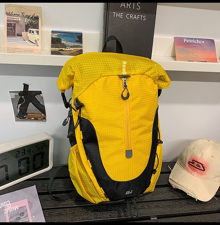 ActiveGo Mountain Style Outdoor Hiking Backpack For Women, Lightweight Large Capacity 25L Trekking Travel Backpack, Men's Student_voghion.com