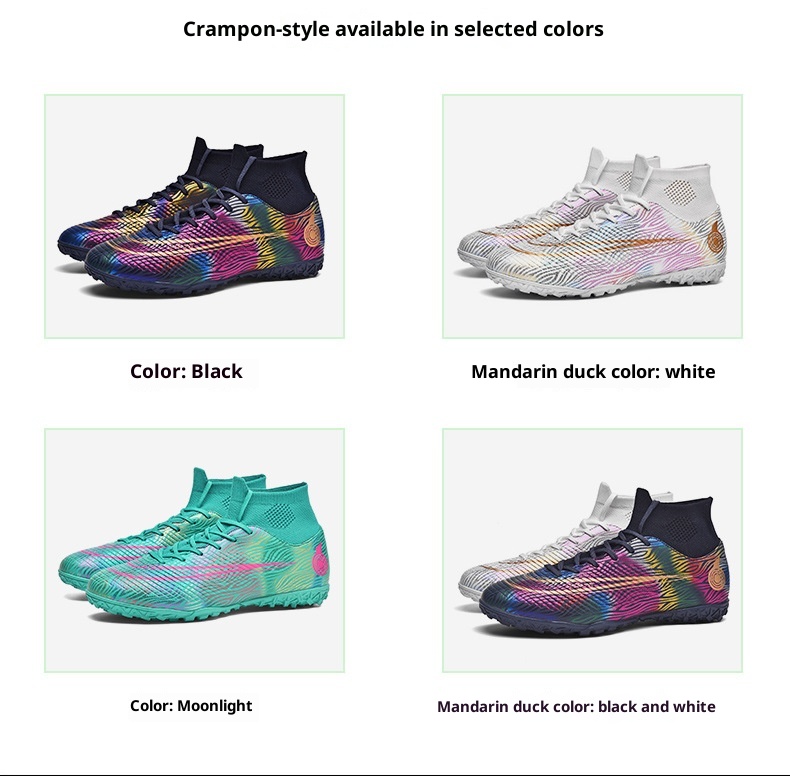 ShoeGlobe Cross-Border Wholesale New Football For Men And Women Students AG Long Cristiano Ronaldo Messi TF Broken Spikes_voghion.com