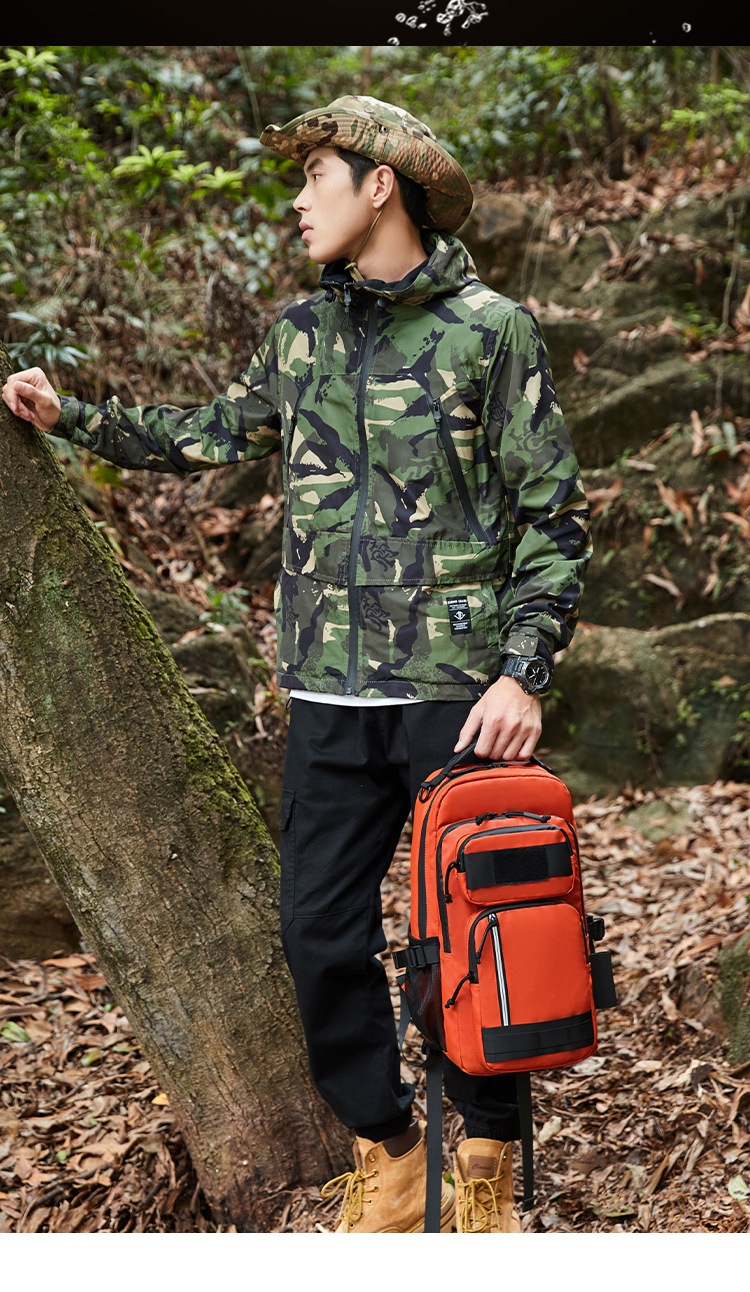 Sac à dos ActiveGo pour sports outdoor transfrontaliers, pour hommes et femmes, grand sac à dos tactique, léger et facile à transporter._voghion.com