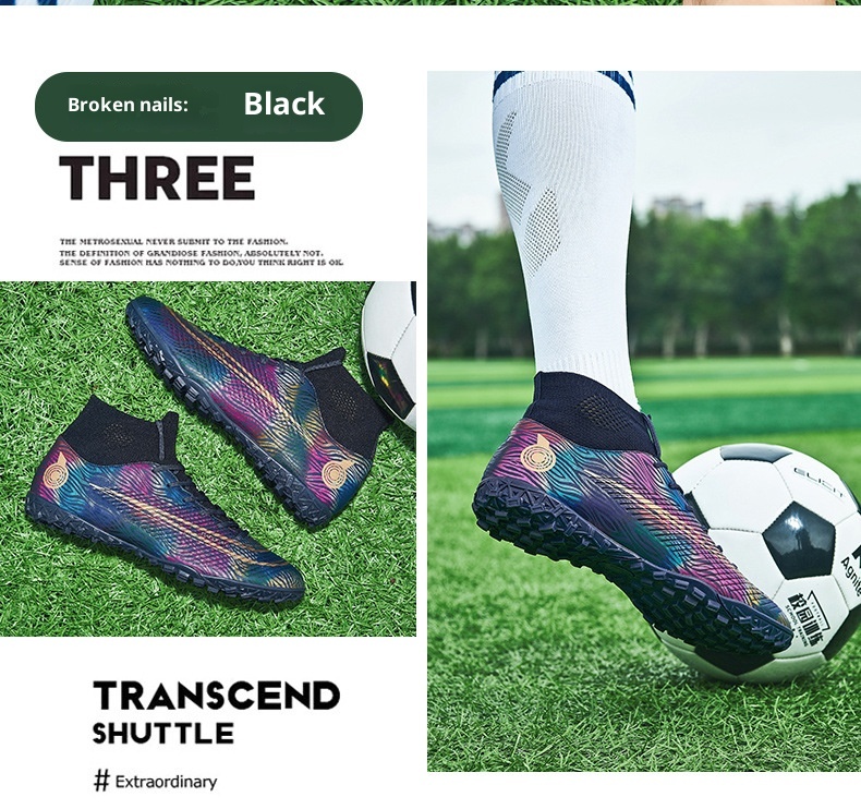 ShoeGlobe Cross-Border Wholesale New Football For Men And Women Students AG Long Cristiano Ronaldo Messi TF Broken Spikes_voghion.com