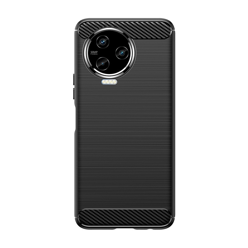 Funda protectora suave anticaídas cepillada TechGlobe para el teléfono Transsion Note12 2023 e Infinix Note12i_voghion.com