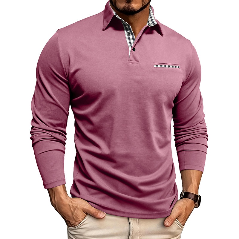 Camiseta polo transpirable y fresca para hombre, nueva colección otoño-invierno 2025, estilo europeo y americano, para comercio exterior._voghion.com