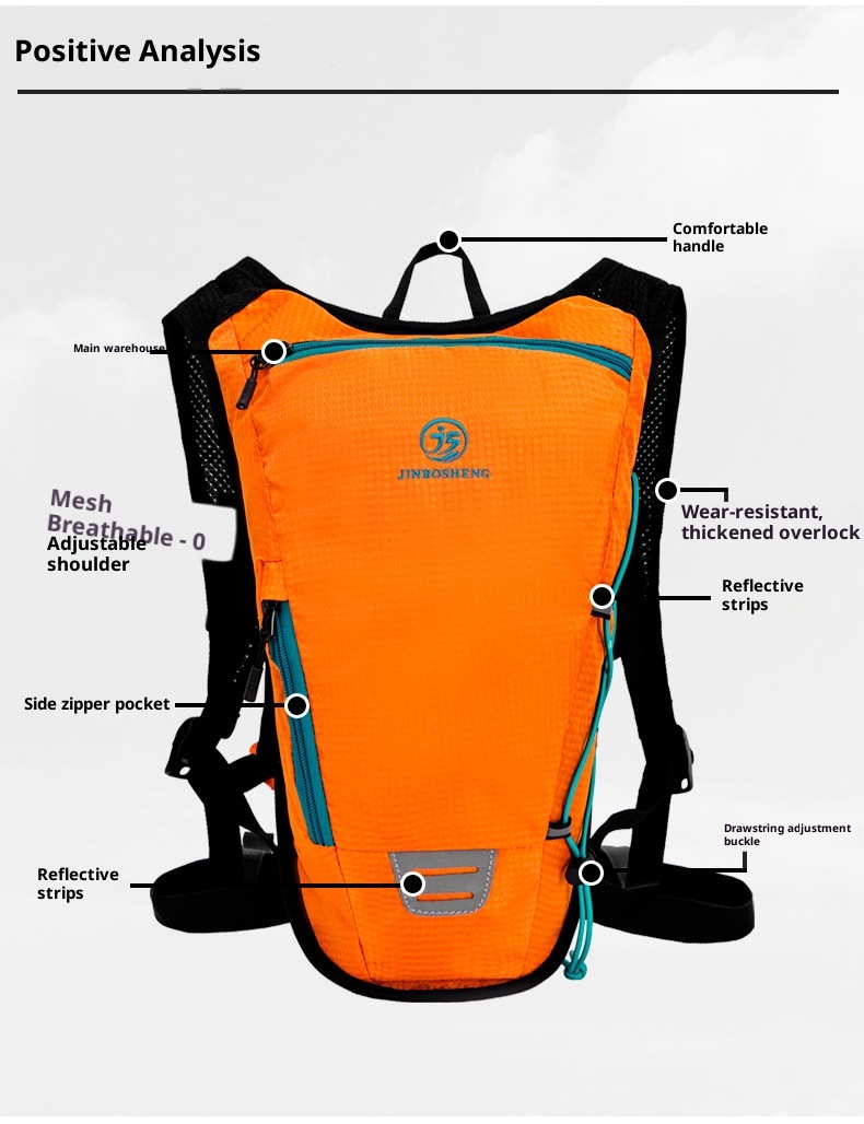 Zaino da viaggio leggero e versatile unisex ActiveGo Outdoor Hiking Mountaining Bag Sport Grande capacità Ciclismo_voghion.com