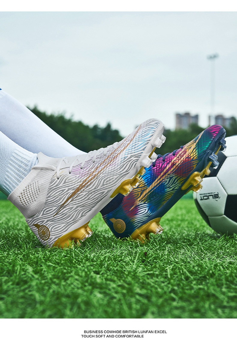 ShoeGlobe Cross-Border Wholesale New Football For Men And Women Students AG Long Cristiano Ronaldo Messi TF Broken Spikes_voghion.com