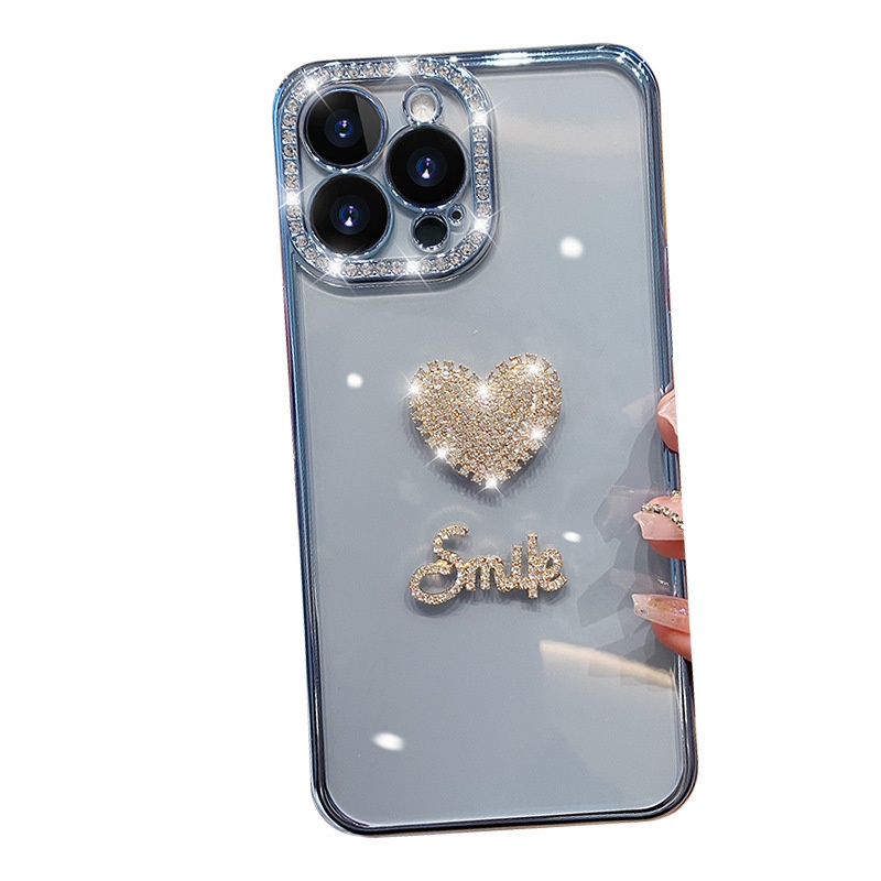 TechGlobe Compatible With 16 Pro Max New Phone Heart 15 Lens 12 Full Coverage IPhone 14 Protective Case 13 PM_voghion.com